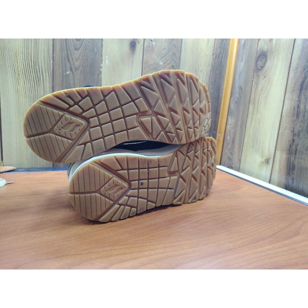 Sketchers Los Angeles The Hunt Shoes Womens 9.5 Black Animal Print Chunky - Picture 10 of 10